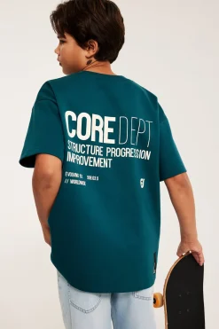 Oversize-t-paita | Vihreä | Lapset | Kappahl