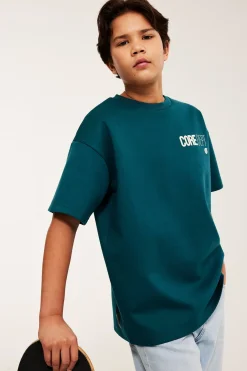 Oversize-t-paita | Vihreä | Lapset | Kappahl