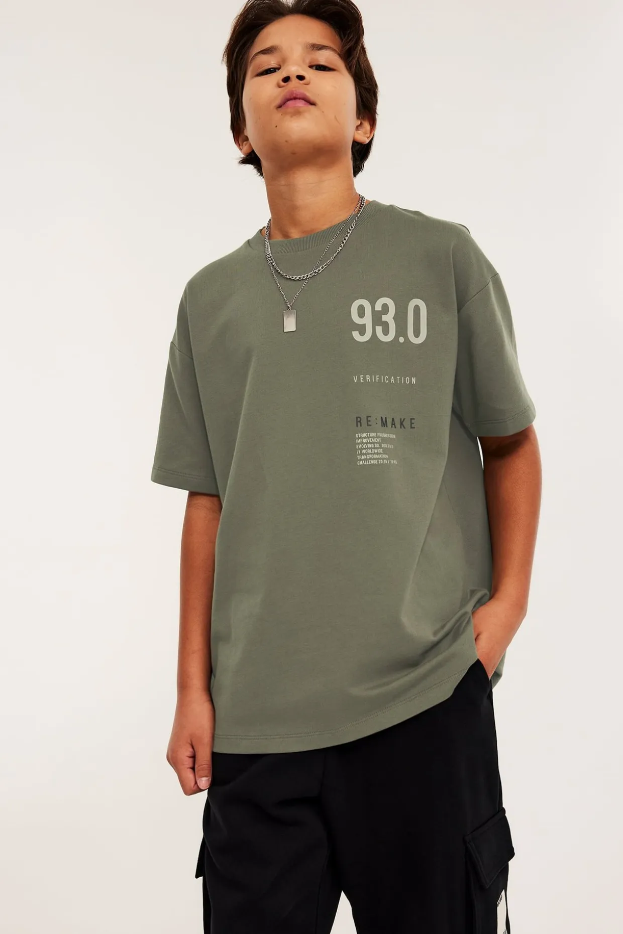 Oversize-t-paita | Vihreä | Lapset | Kappahl