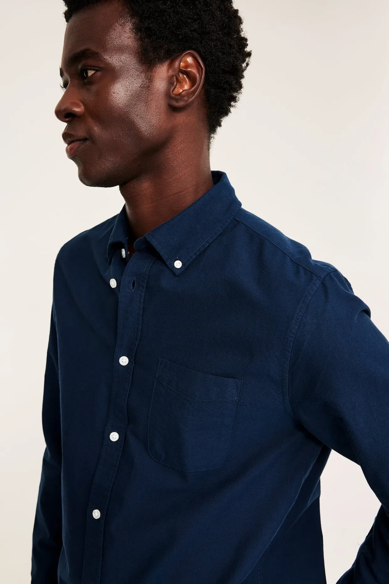 Oxfordpaita regular fit | Tummansininen | Miehet | Kappahl
