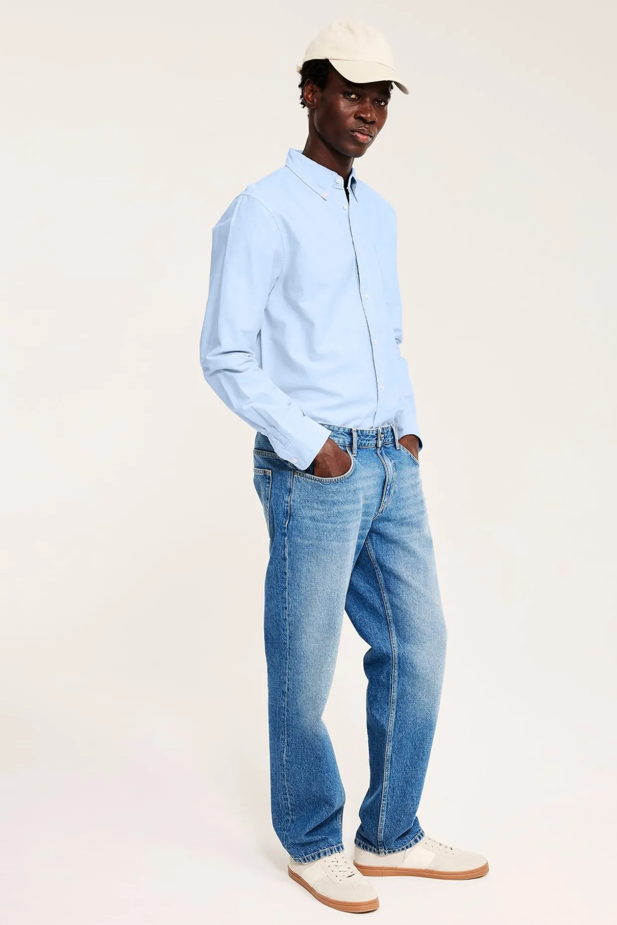 Oxfordpaita regular fit | Vaaleansininen | Miehet | Kappahl