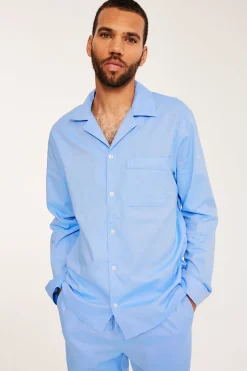 Oxford-pyjama | Sininen | Miehet | Kappahl