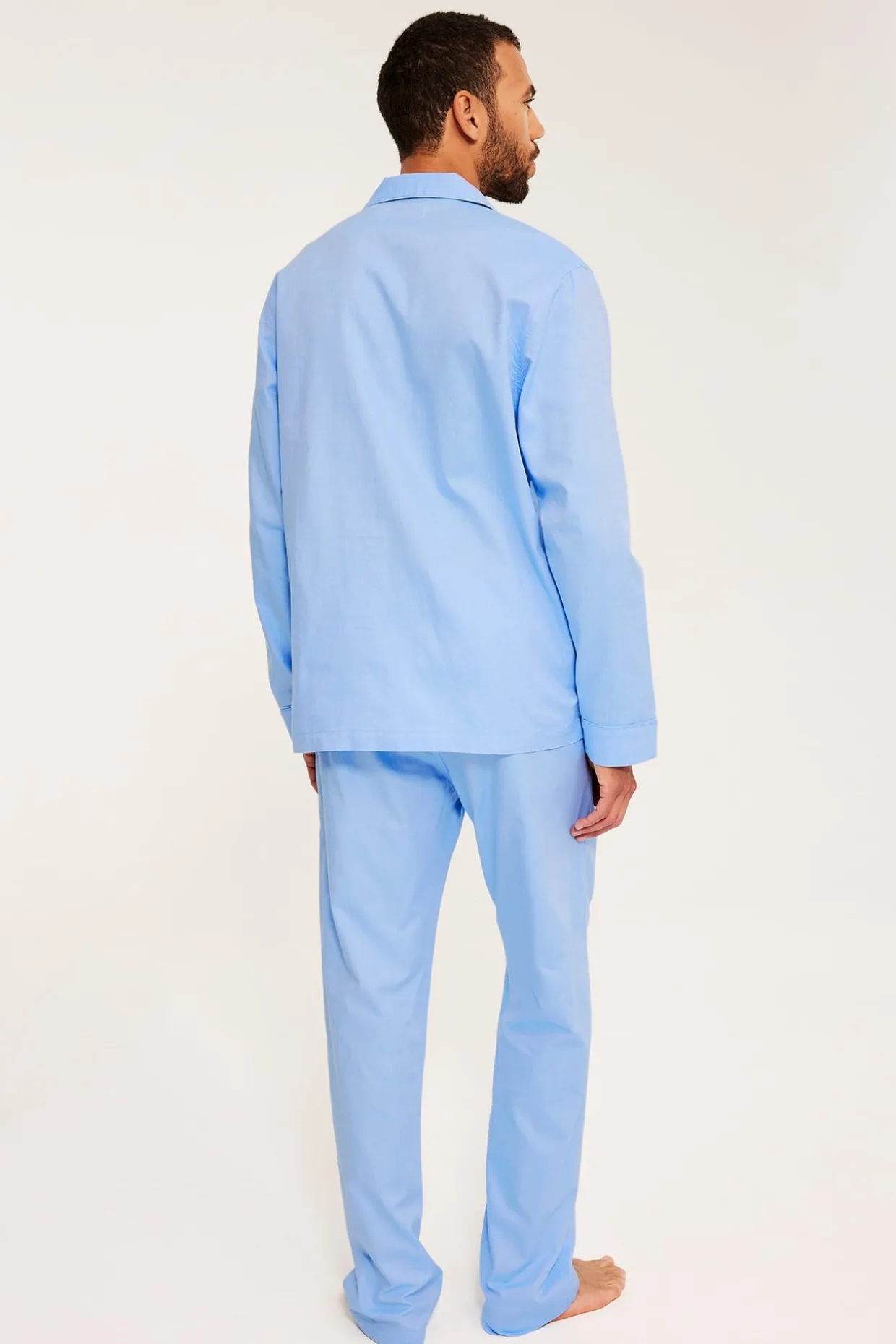 Oxford-pyjama | Sininen | Miehet | Kappahl