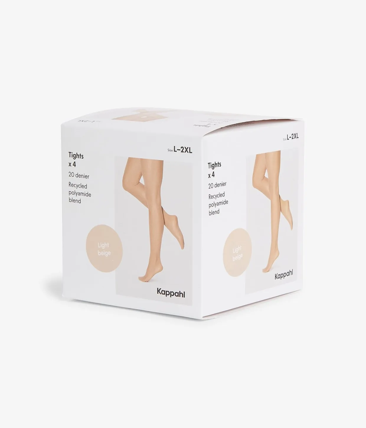 4-pack sukkahousut 20 denieriä | Vaaleanbeige | Naiset | Kappahl