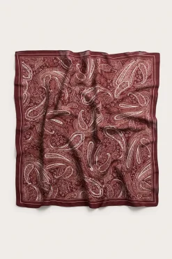 Paisley-kuvioinen huivi | Punainen | Naiset | Kappahl