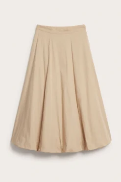 Pallohame puuvillapopliinista | Beige | Naiset | Kappahl