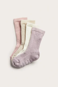 4 paria ribbisukkia | Violetti | Vauvat | Kappahl