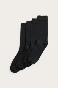 4 paria sukkia | Musta | Miehet | Kappahl