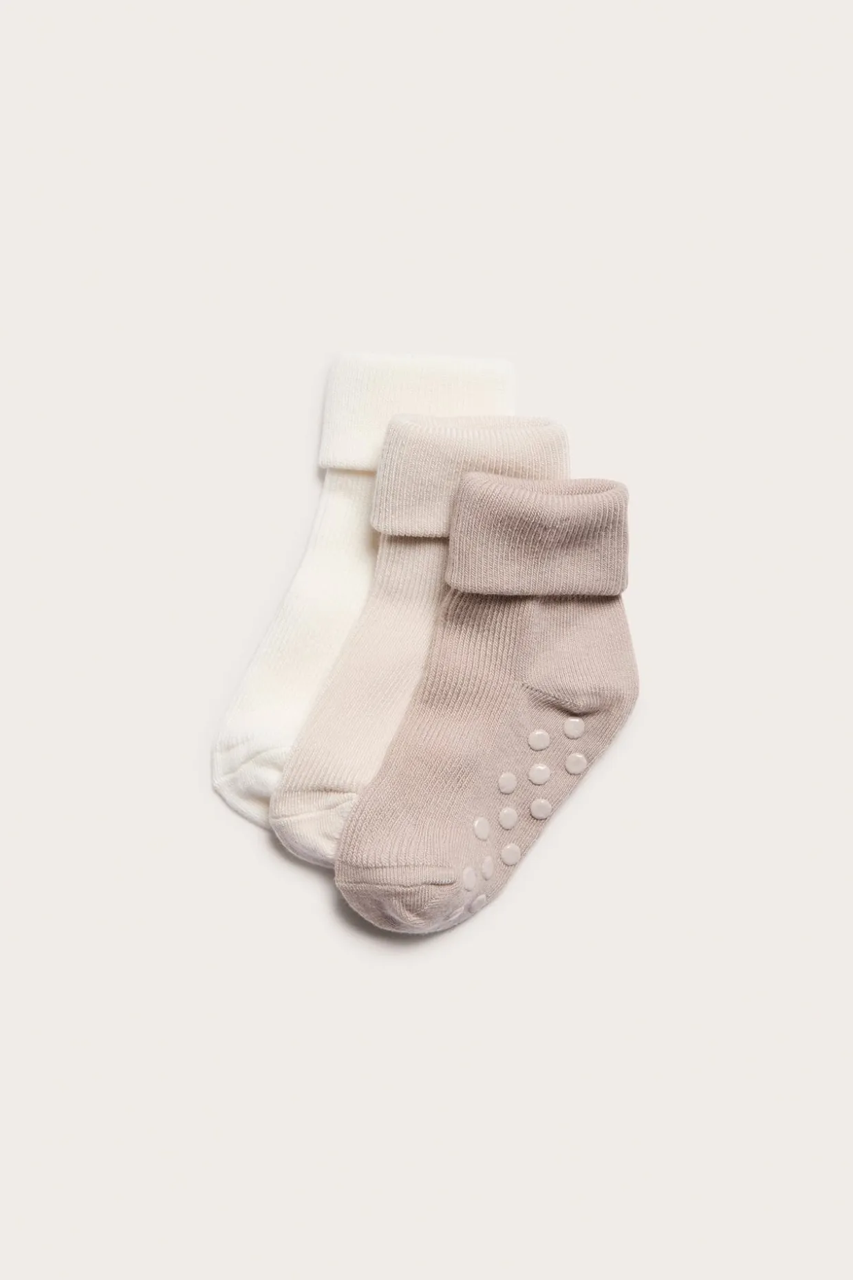 3 parin pakkaus vauvojen sukkia | Beige | Vauvat | Kappahl