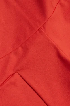 Pehmeää ja joustavaa jerseykangasta olevat trikooshortsit | Punainen | Naiset | Kappahl