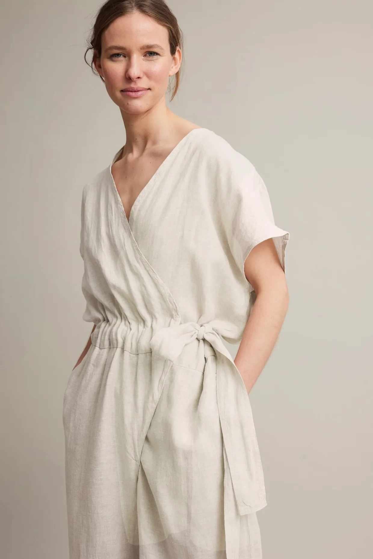 Pellavahaalari | Beige | Naiset | Kappahl