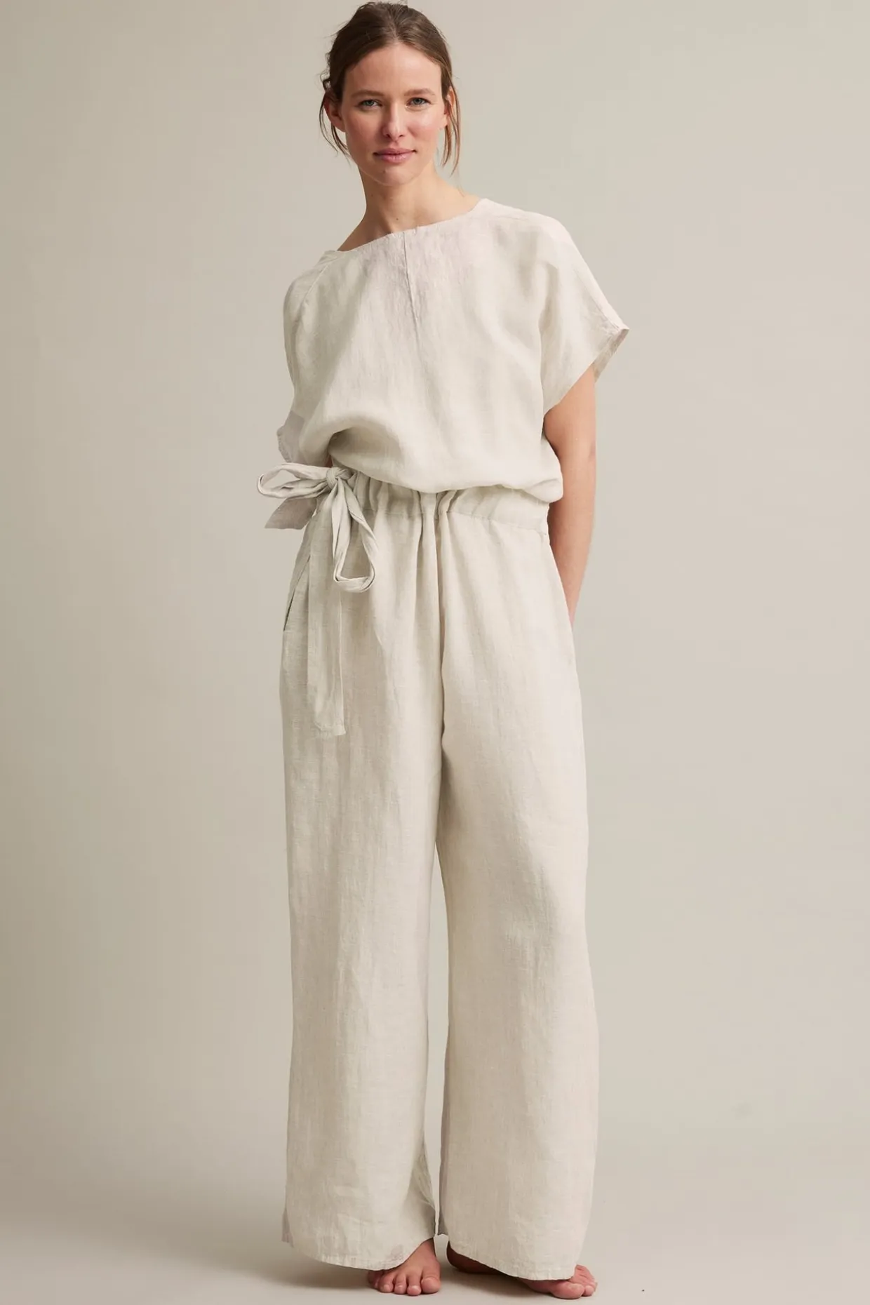 Pellavahaalari | Beige | Naiset | Kappahl