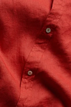 Pellavapaita, jossa solmittavat nauhat | Punainen | Naiset | Kappahl