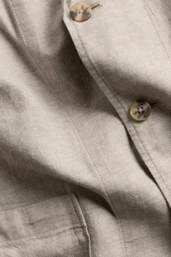 Pellavasekoitebleiseri, regular fit | Ruskea | Miehet | Kappahl