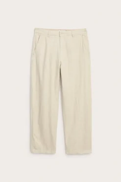 Pellavasekoitehousut regular fit | Beige | Miehet | Kappahl