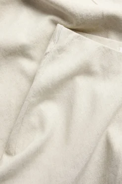 Pellavasekoitetta oleva midihame | Beige | Naiset | Kappahl