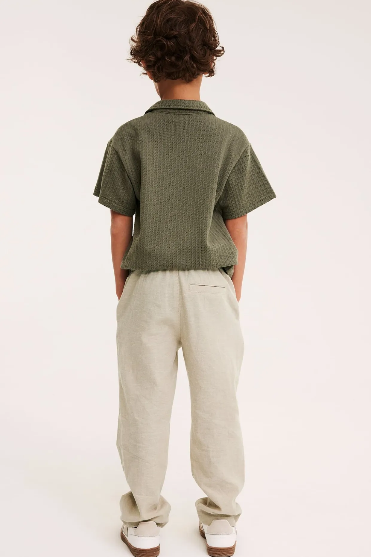 Pellavasekoitetta olevat housut | Beige | Lapset | Kappahl