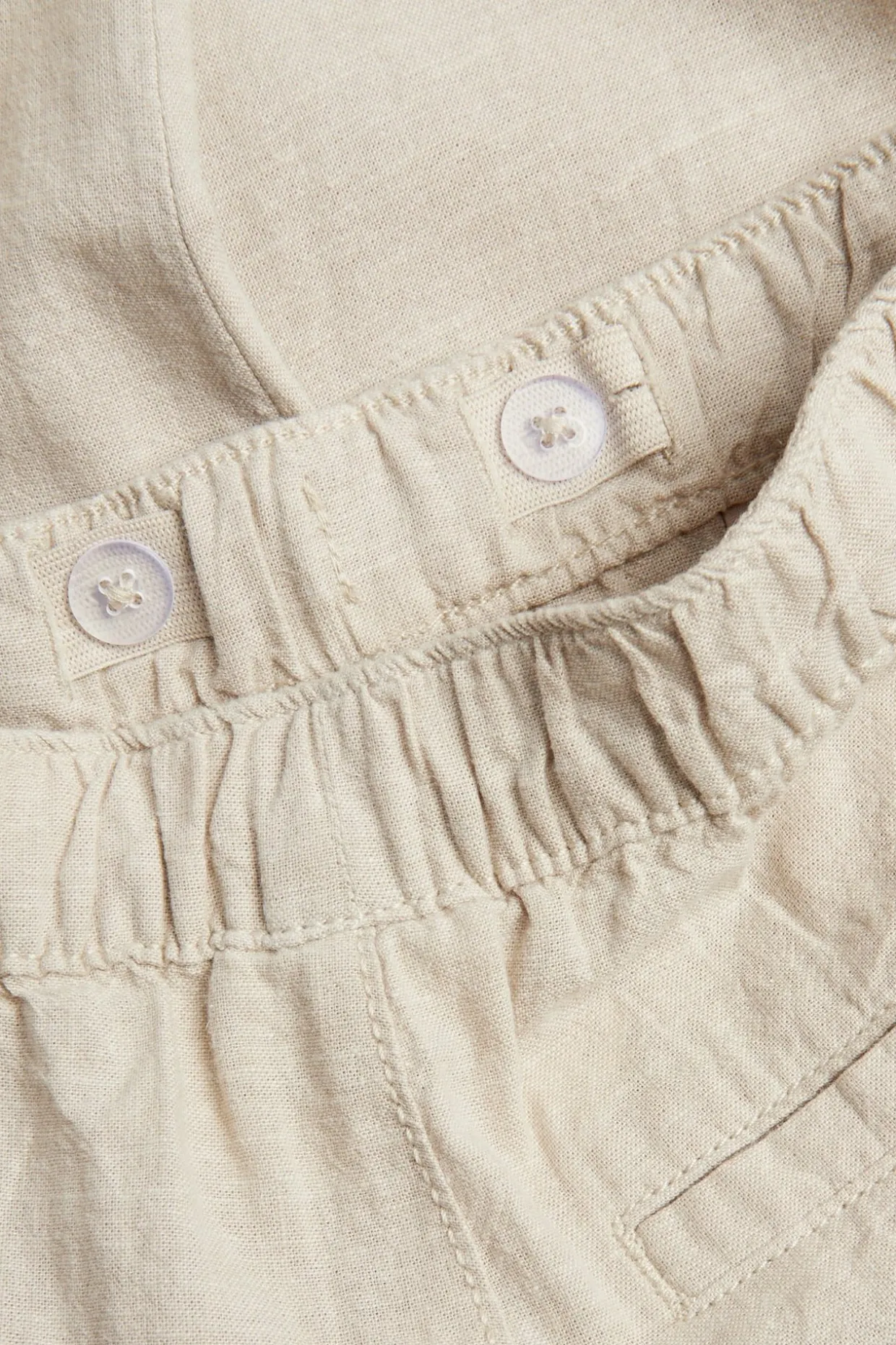 Pellavasekoitetta olevat housut | Beige | Lapset | Kappahl