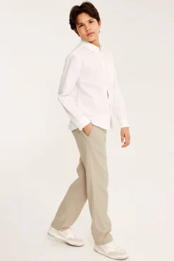 Pellavasekoitetta olevat housut | Beige | Lapset | Kappahl