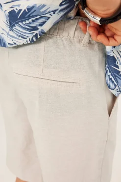 Pellavasekoitetta olevat huolitellut shortsit | Vaaleanbeige | Lapset | Kappahl