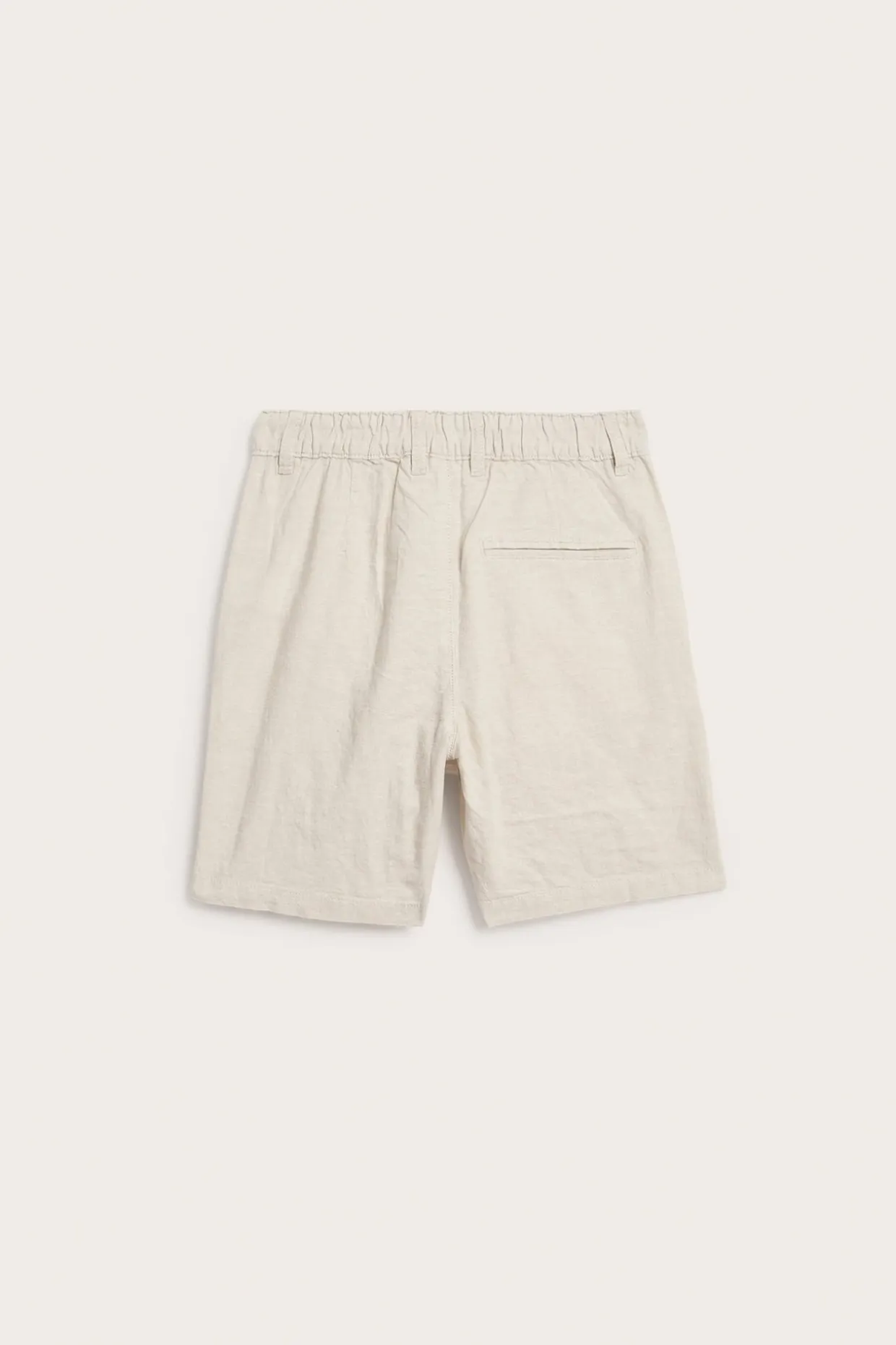 Pellavasekoitetta olevat huolitellut shortsit | Vaaleanbeige | Lapset | Kappahl