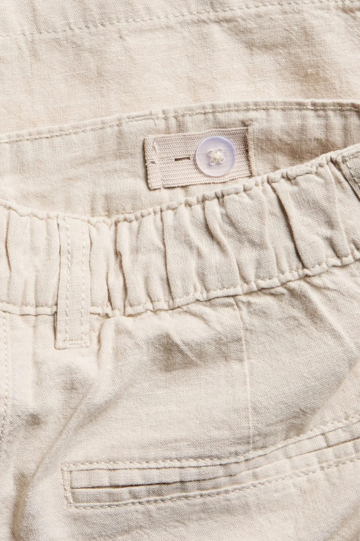 Pellavasekoitetta olevat huolitellut shortsit | Vaaleanbeige | Lapset | Kappahl