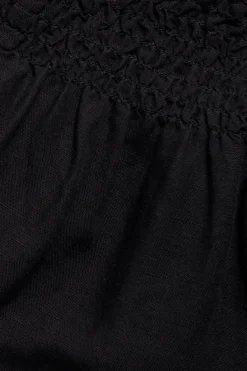 Pellavasekoitetta olevat shortsit | Musta | Naiset | Kappahl