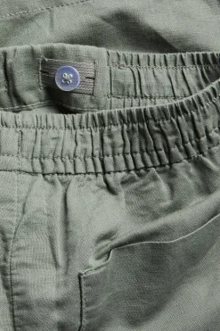 Pellavasekoitetta olevat shortsit | Vihreä | Lapset | Kappahl