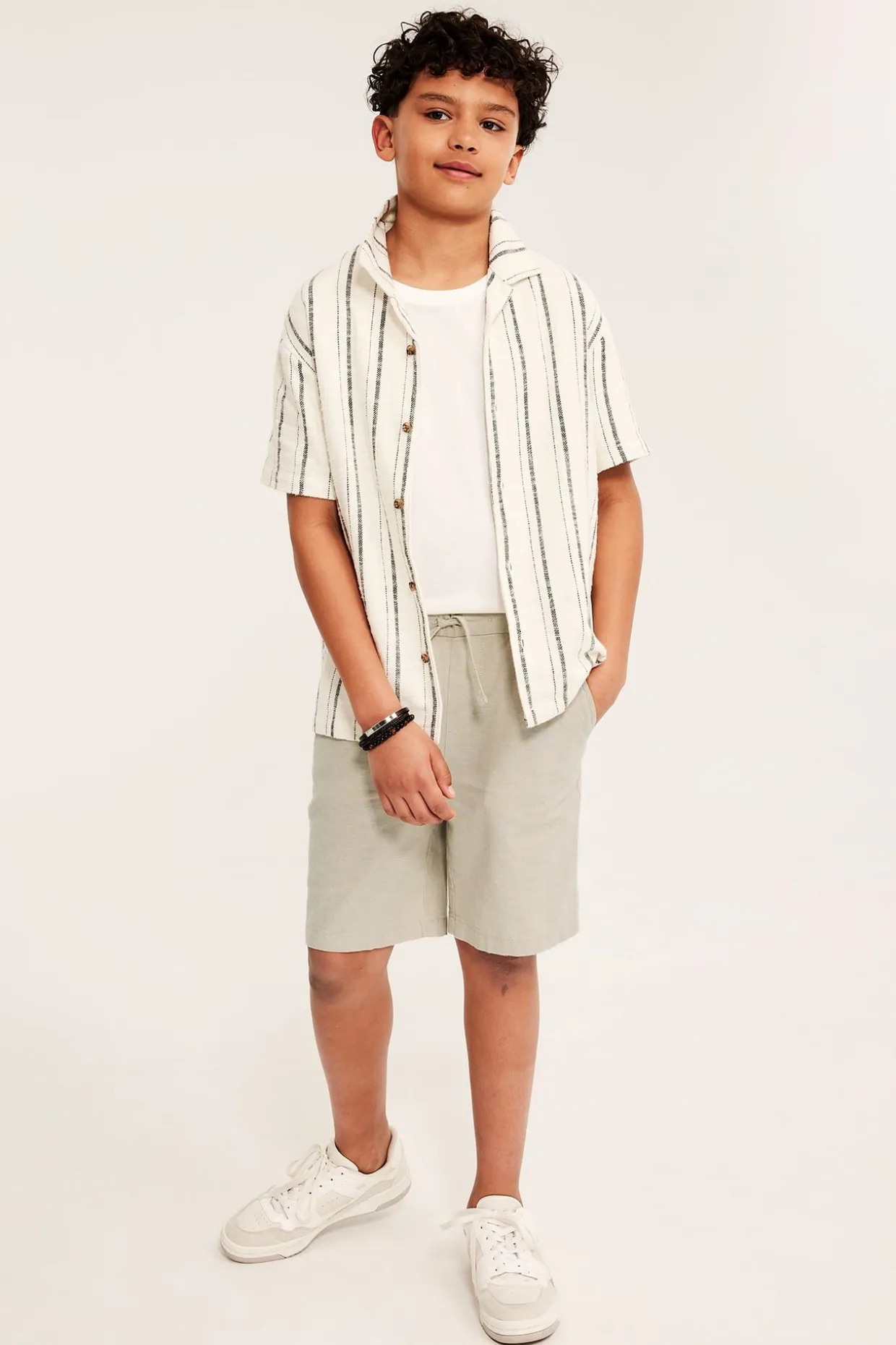 Pellavasekoitetta olevat shortsit | Beige | Lapset | Kappahl