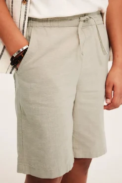 Pellavasekoitetta olevat shortsit | Beige | Lapset | Kappahl
