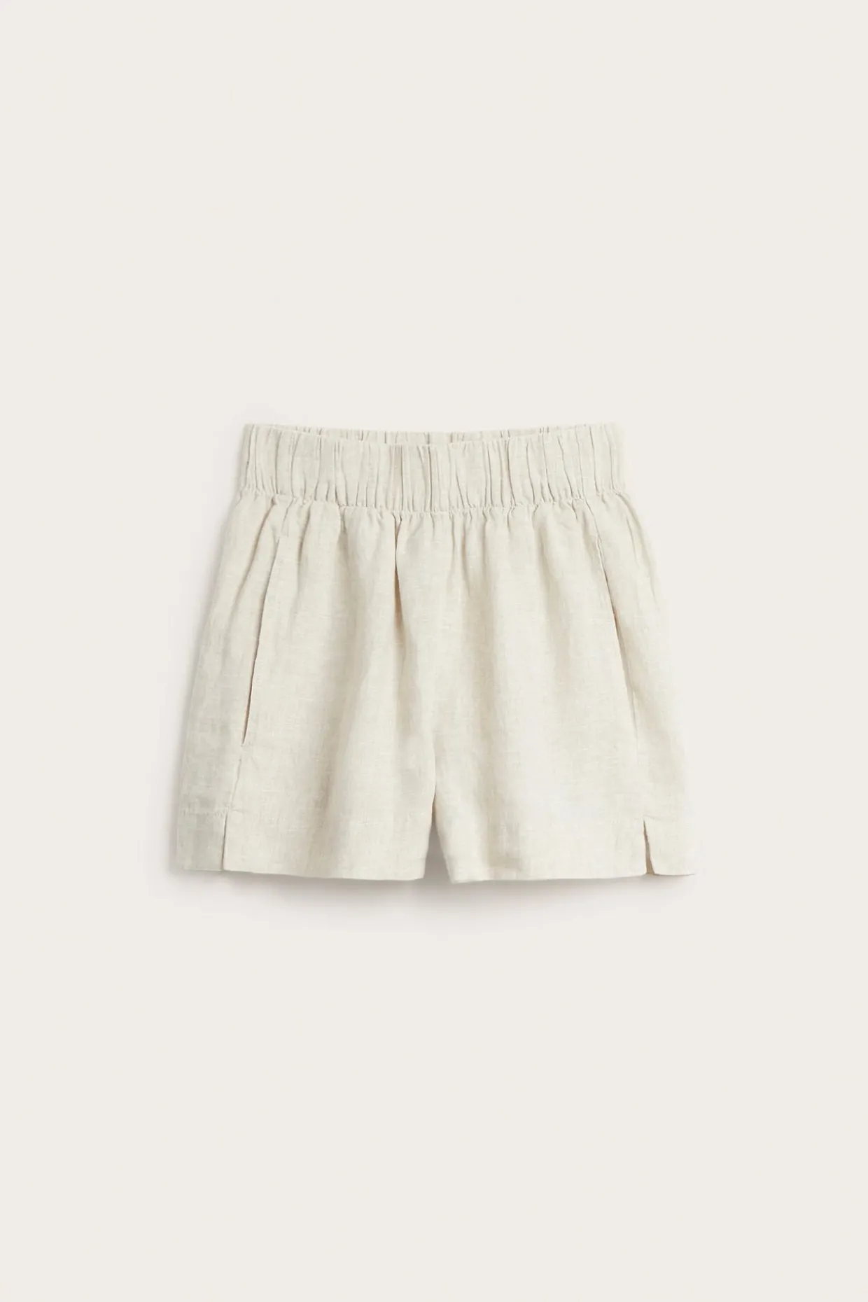Pellavashortsit | Beige | Naiset | Kappahl