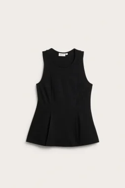 Peplum-paita | Musta | Naiset | Kappahl