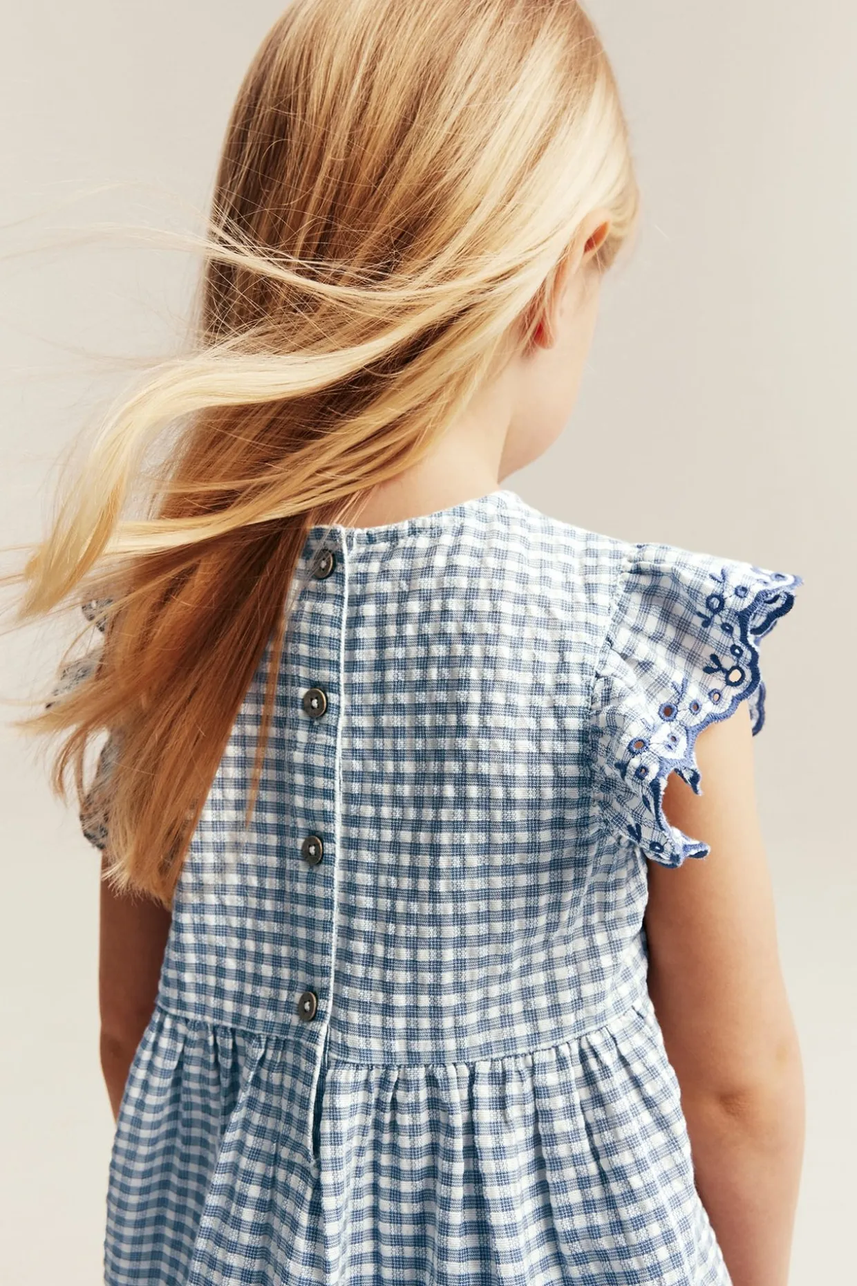 Peplum-pusero brodeerauksella | Sininen | Lapset | Newbie
