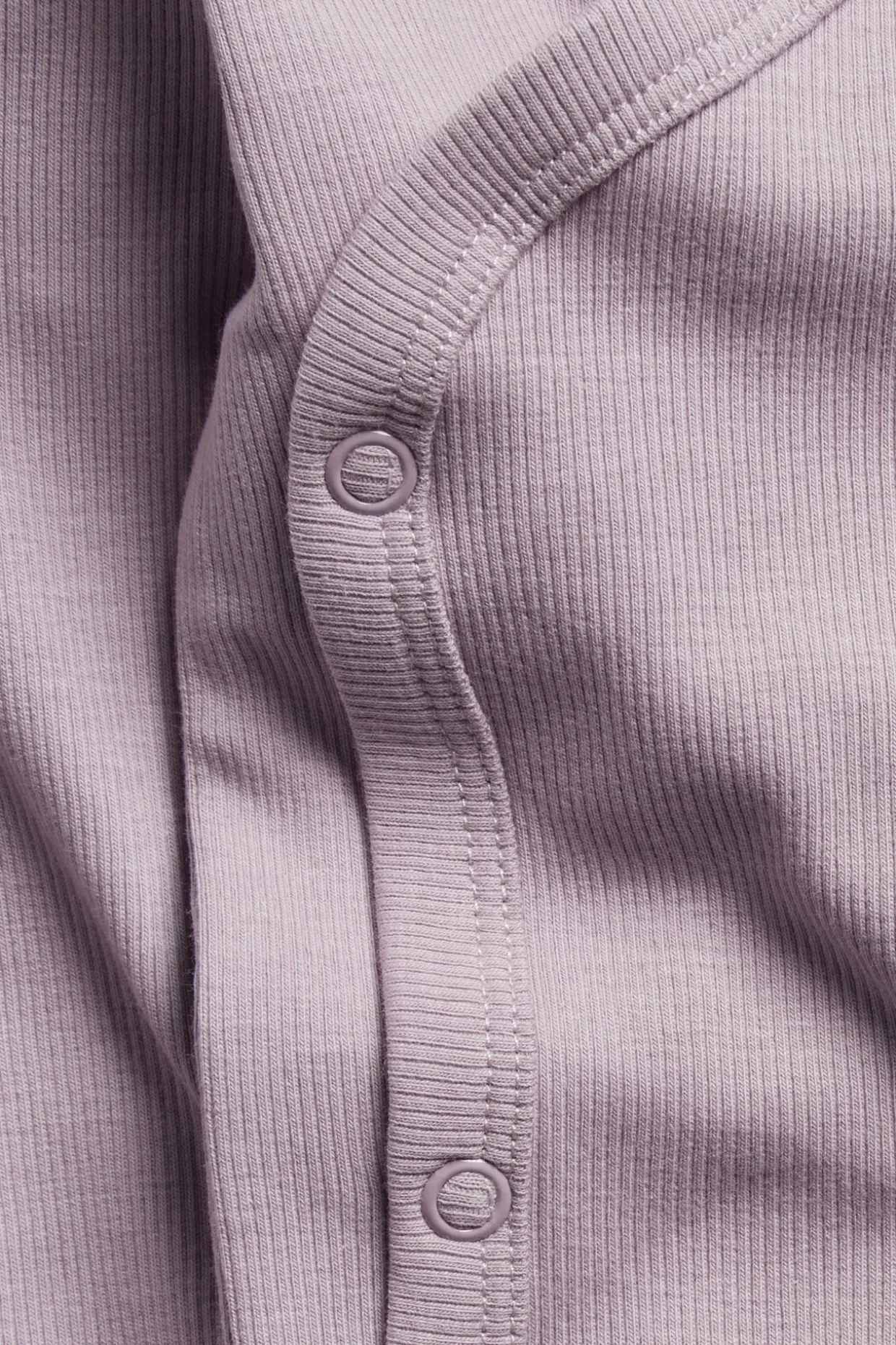 Pidennettävissä oleva ribattu body | Violetti | Vauvat | Kappahl