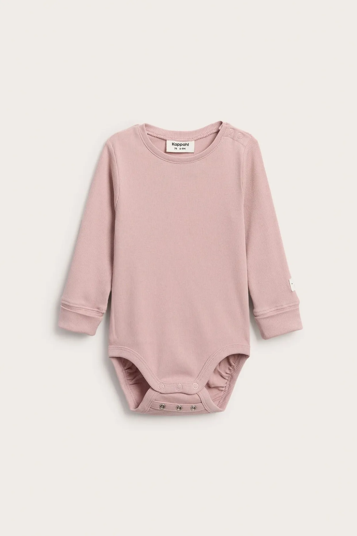 Pidennettävissä oleva ribattu body | Pinkki | Vauvat | Kappahl