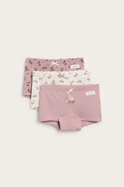 Pienikukalliset bokserit, 3-pack | Pinkki | Lapset | Newbie