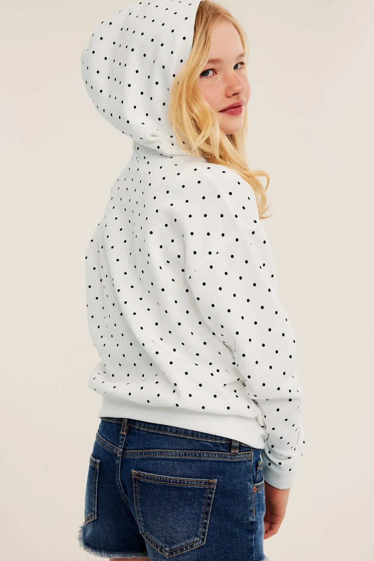 Pilkullinen huppari | Musta | Lapset | Kappahl