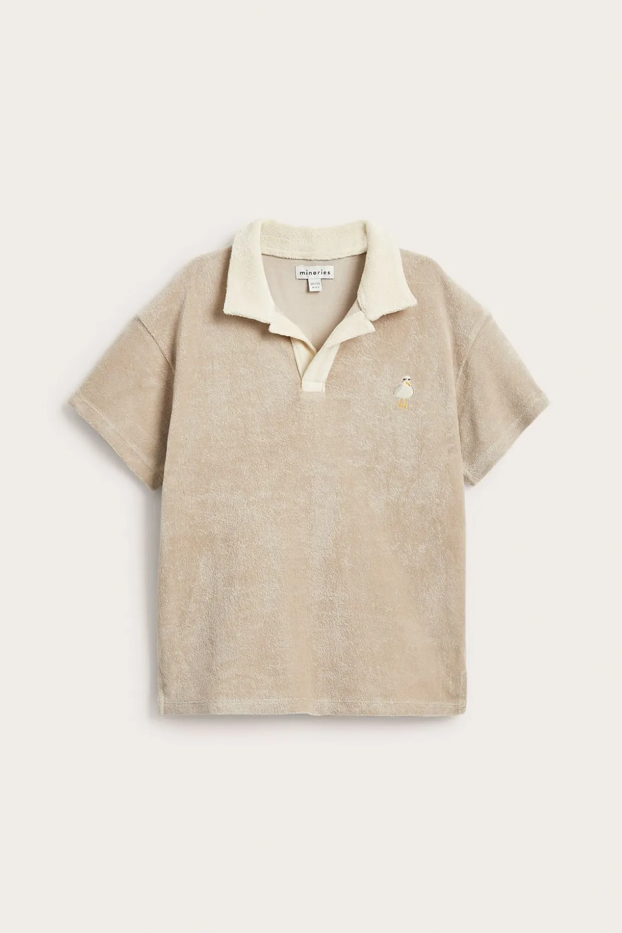 Pitkähihainen paita, jossa on brodeeraus | Beige | Lapset | Kappahl