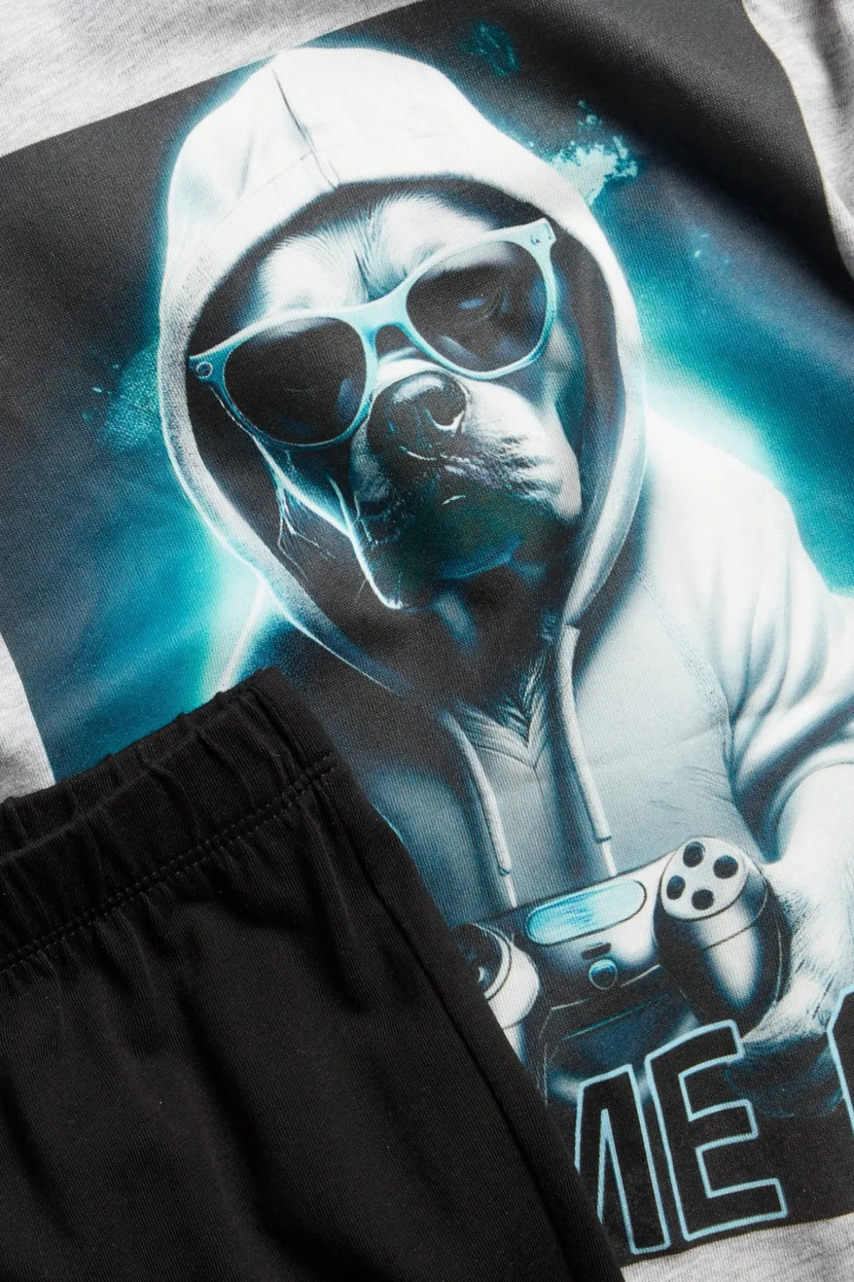 Pitkähihainen pyjama | Vaaleanharmaa | Lapset | Kappahl
