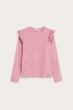 Pitkähihainen ribbipaita | Pinkki | Lapset | Kappahl