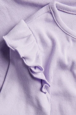 Pitkähihainen ribbipaita | Pinkki | Lapset | Kappahl
