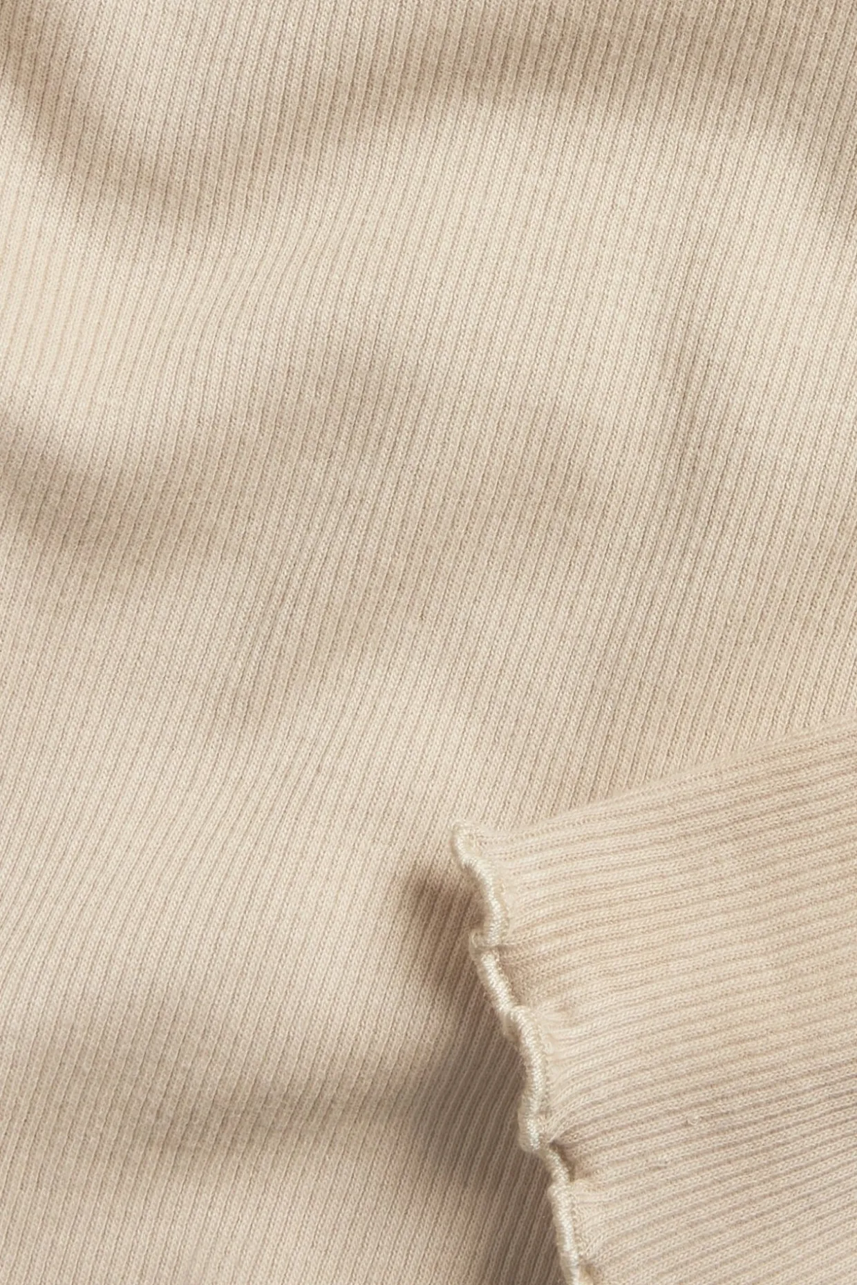 Pitkähihainen ribbipaita | Vaaleanbeige | Lapset | Kappahl