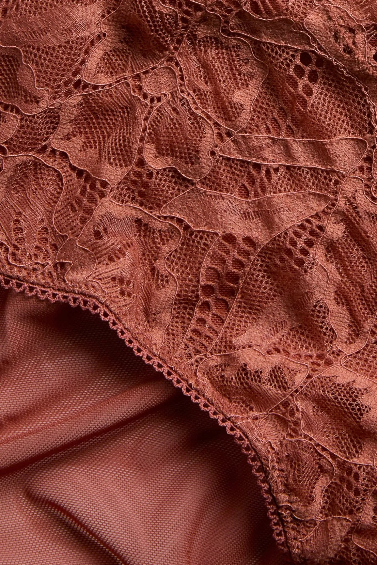 Pitsiä olevat brief-pikkuhousut | Punainen | Naiset | Kappahl