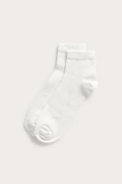 Pointellekuvioiset nilkkasukat | Luonnonvalkoinen | Naiset | Kappahl