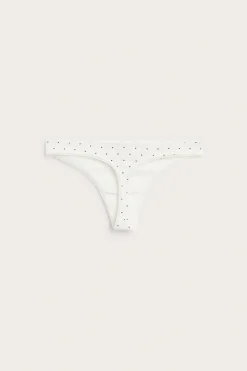 Pointelle-stringit | Luonnonvalkoinen | Naiset | Kappahl