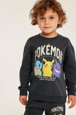 Pokémon-kuvioinen collegepaita | Musta | Lapset | Kappahl