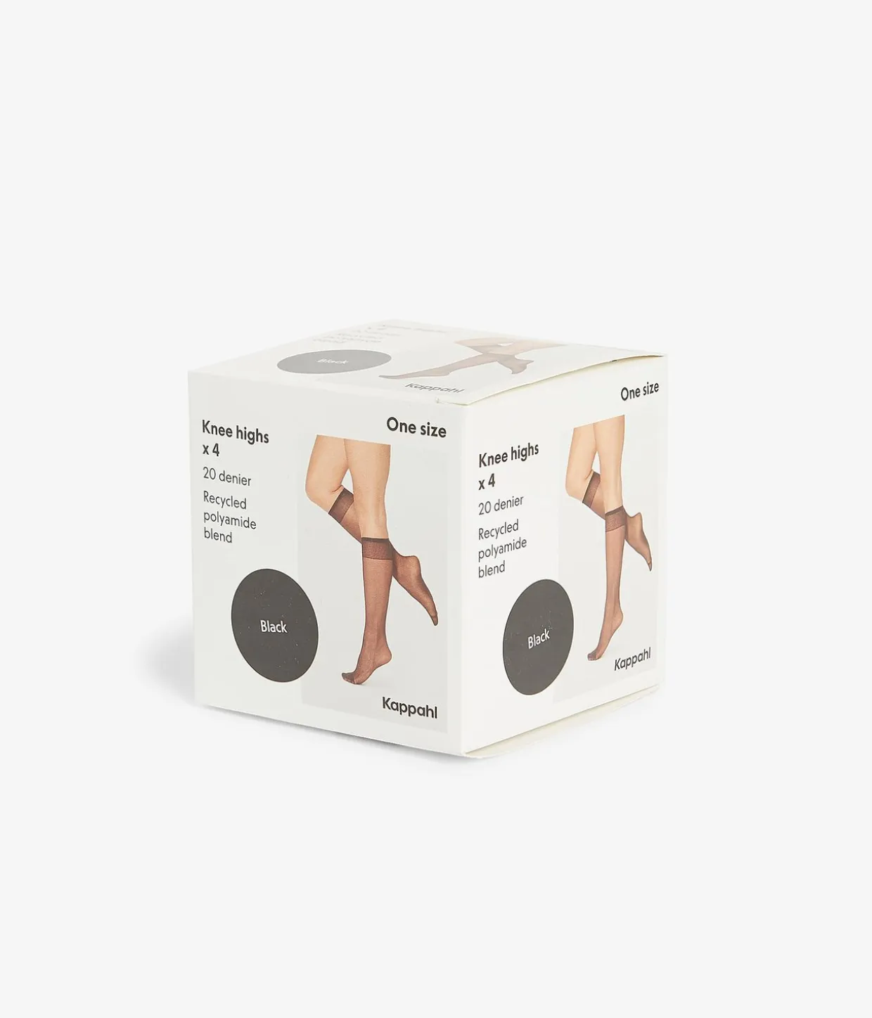 Polvisukat, 4-pack | Musta | Naiset | Kappahl