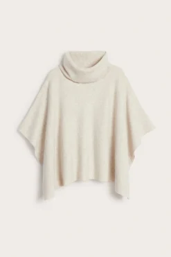 Poncho, jossa on poolokaulus | Valkoinen | Naiset | Kappahl