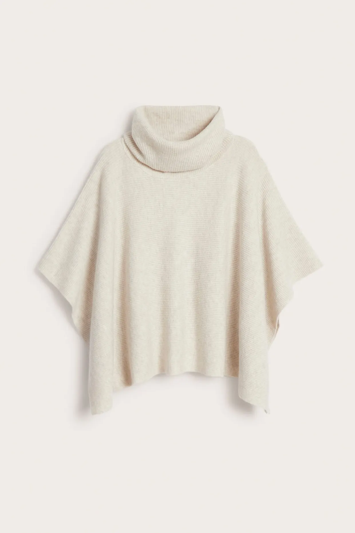 Poncho, jossa on poolokaulus | Valkoinen | Naiset | Kappahl