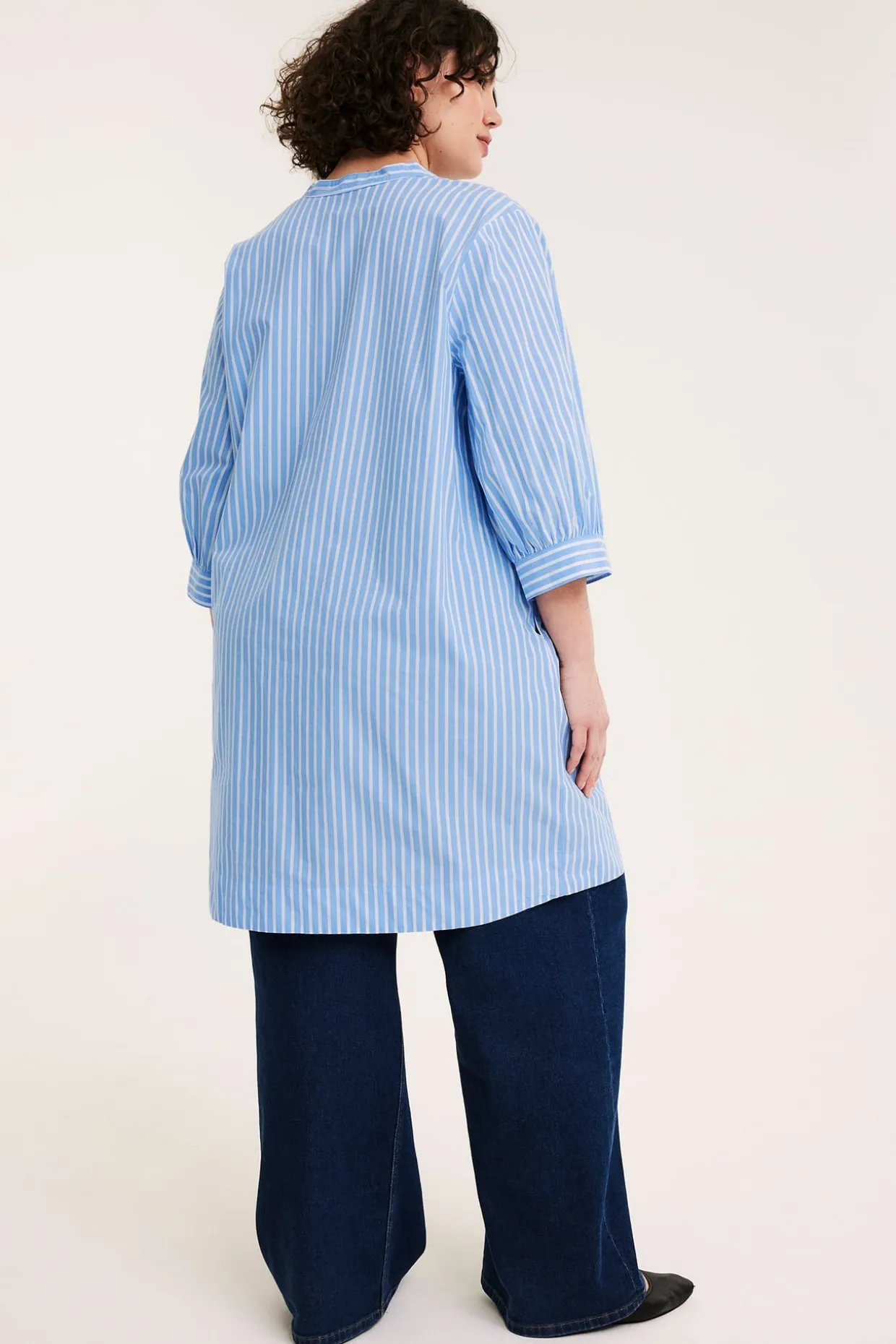 Popliinimekko | Sininen | Naiset | Kappahl